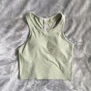 Lululemon Ebb to Street Cropped Racerback Tank Top